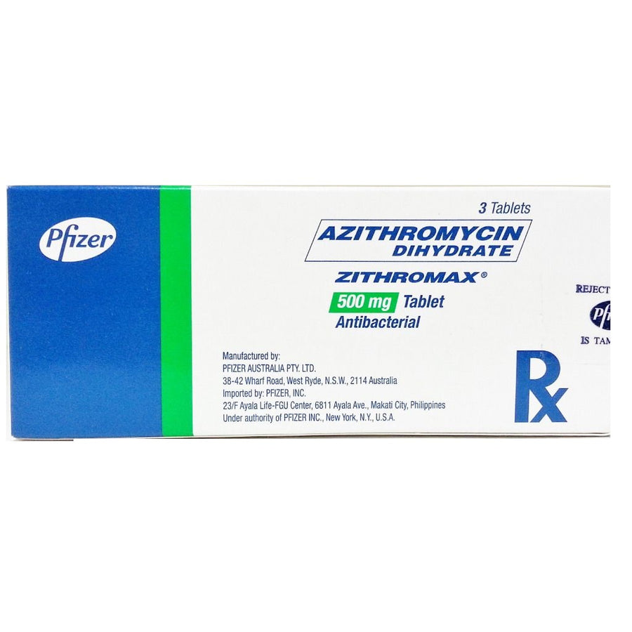 ZITHROMAX 500MG Pharmadoo Health