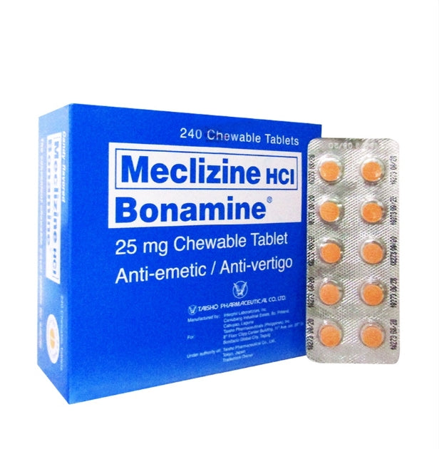 Meclizine hci tablets 25mg