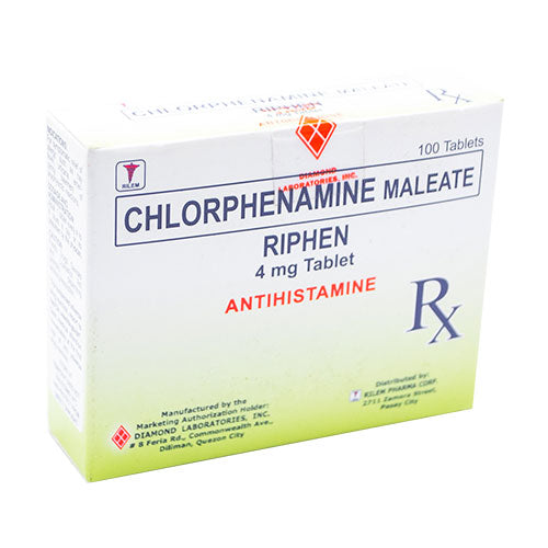 CHLORPHENAMINE 4 MG